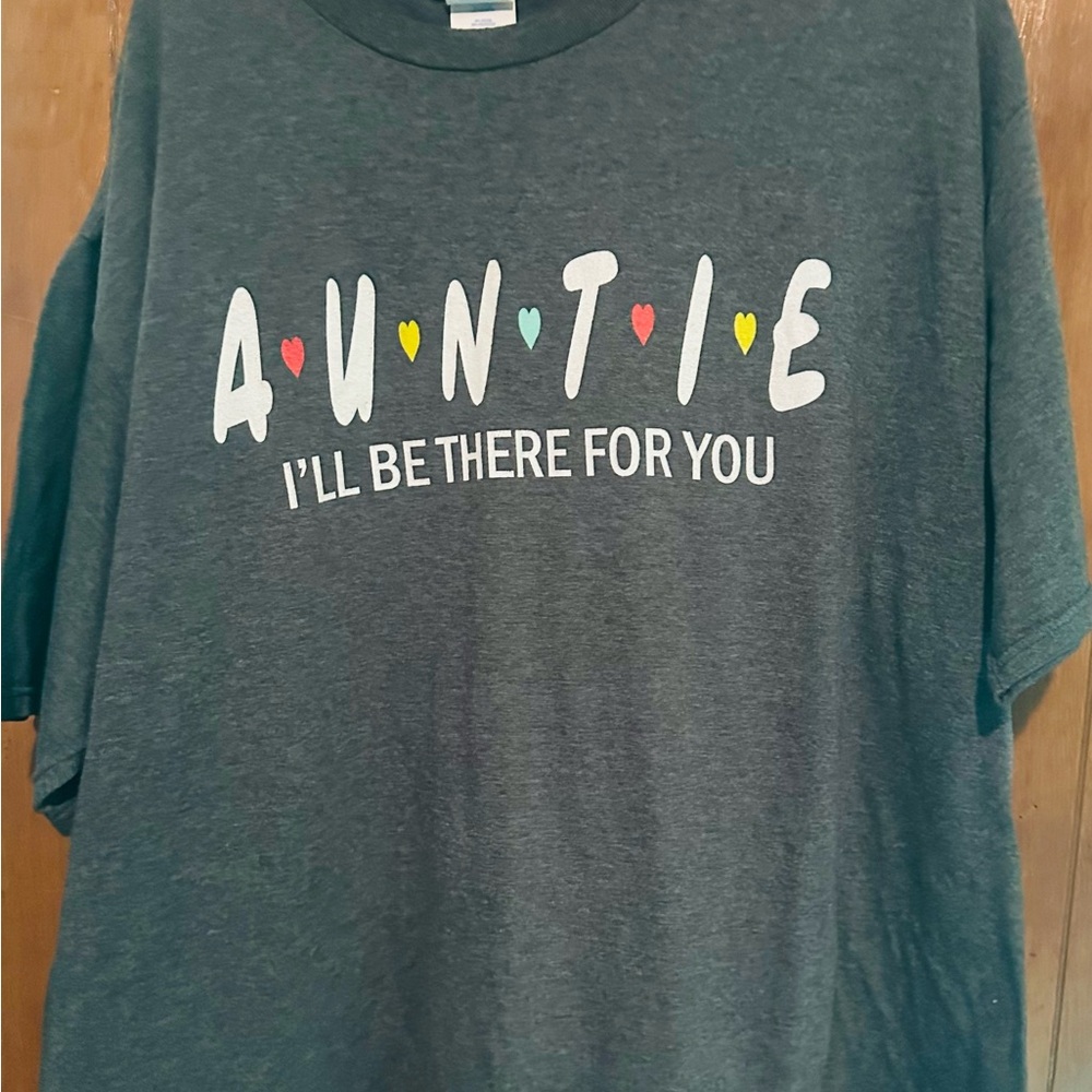 Port and Company Gray Short Sleeve Tee with FRIENDS Inspired Graphic